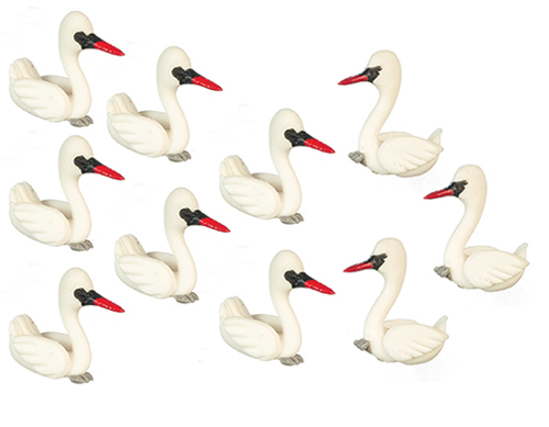 Miniature Swans, 10 pc.